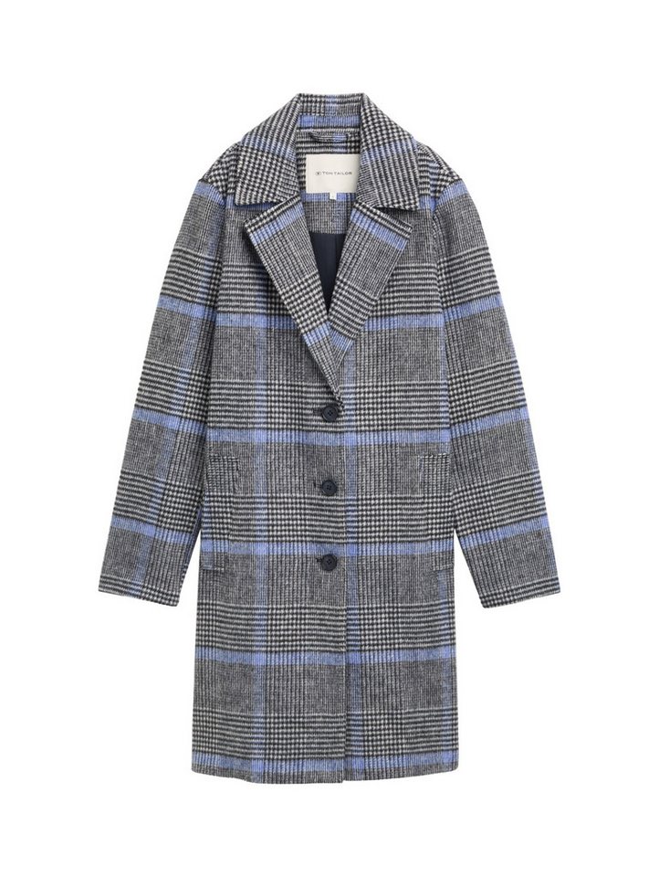 TOM TAILOR Allwetterjacke Long Check Coat von TOM TAILOR
