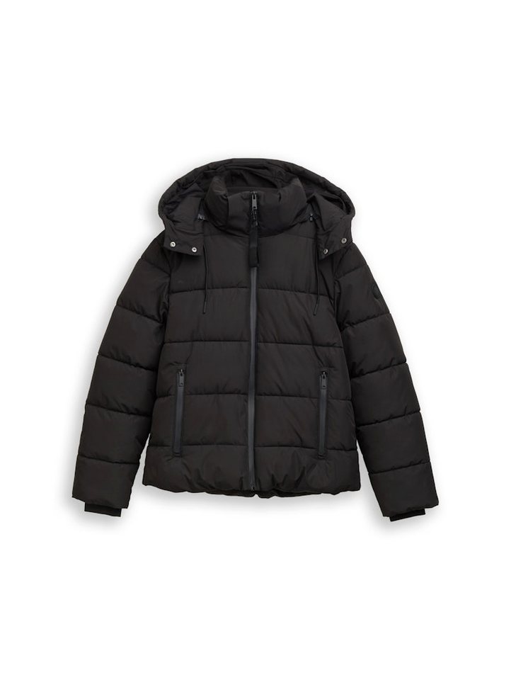 TOM TAILOR Winterjacke Steppjacke Wasserabweisendes, gesteppte Design mit Logo-Badge von TOM TAILOR