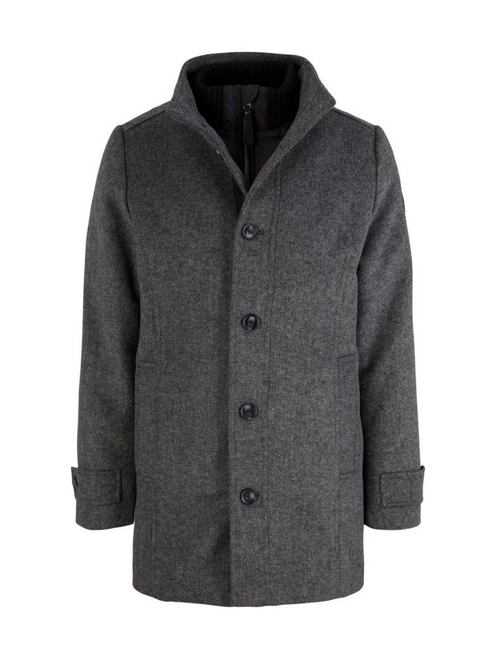 TOM TAILOR Wollmantel wool coat 2 in 1 von TOM TAILOR