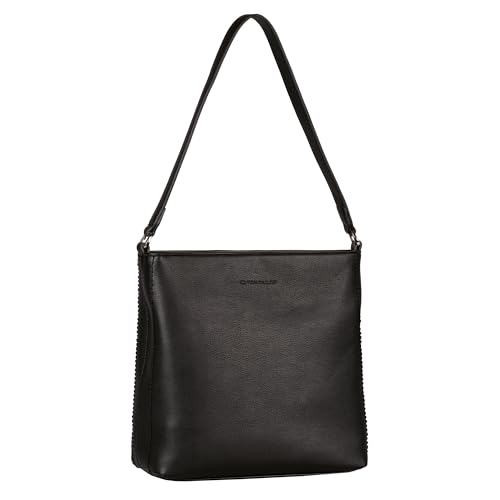 TOM TAILOR Ammi Damen Hobo Bag Schultertasche Mittelgroß Schwarz von TOM TAILOR