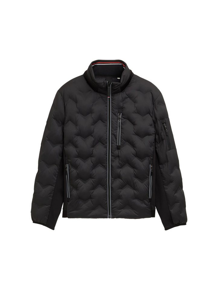 TOM TAILOR Anorak Hybrid Lightweight Steppjacke mit verstaubarer Kapuze von TOM TAILOR