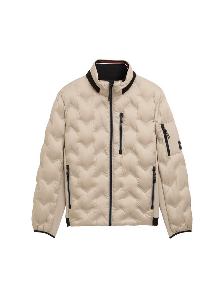 TOM TAILOR Anorak Hybrid Lightweight Steppjacke mit verstaubarer Kapuze von TOM TAILOR