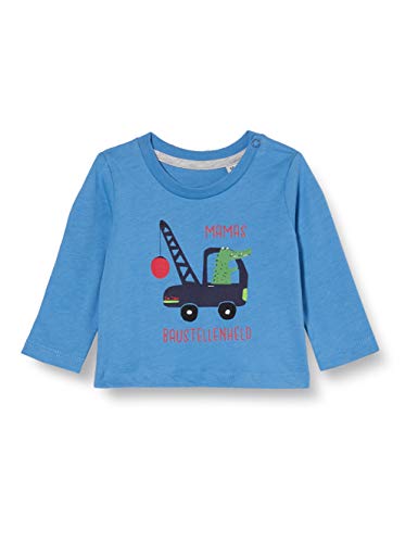 Tom Tailor Unisex Baby Langarmshirt T-Shirt, Chalky Azure|Blue, 62 von TOM TAILOR