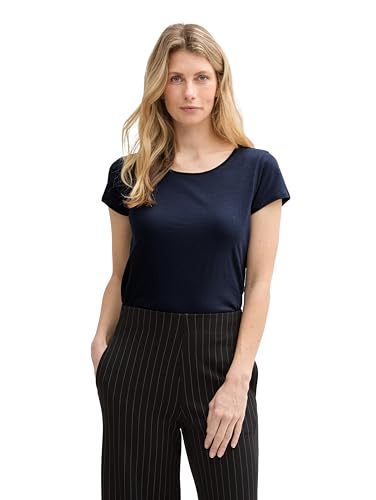 TOM TAILOR Basic Chinohose aus Baumwolle, Tarmac Grey, 29/34 von TOM TAILOR