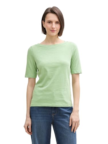 TOM TAILOR Basic Poloshirt, Grey Mint, S von TOM TAILOR