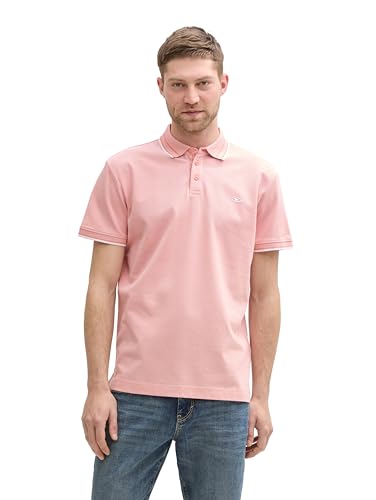 TOM TAILOR Basic T-Shirt aus Baumwolle, Dove Blue, S von TOM TAILOR