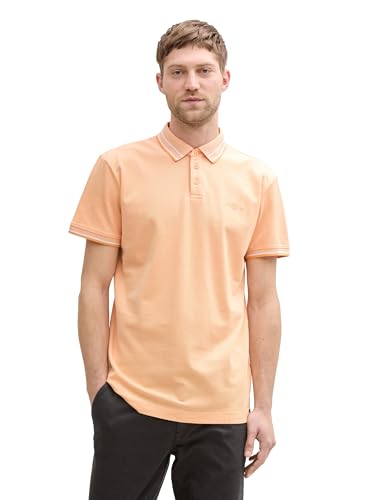 TOM TAILOR Basic T-Shirt aus Baumwolle, Peachy orange, XXXL TOM TAILOR Basic T-Shirt aus Baumwolle, Peachy orange, XXXL von TOM TAILOR