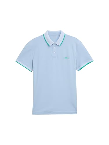 TOM TAILOR Basic T-Shirt aus Baumwolle, Rust red, S von TOM TAILOR