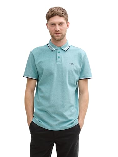 TOM TAILOR Basic T-Shirt aus Baumwolle, Sapphire Blue, S von TOM TAILOR