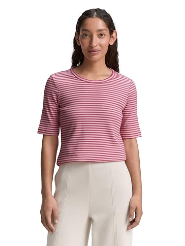 TOM TAILOR Basic Top mit Bio-Baumwolle, Burnt Russet, XXS von TOM TAILOR