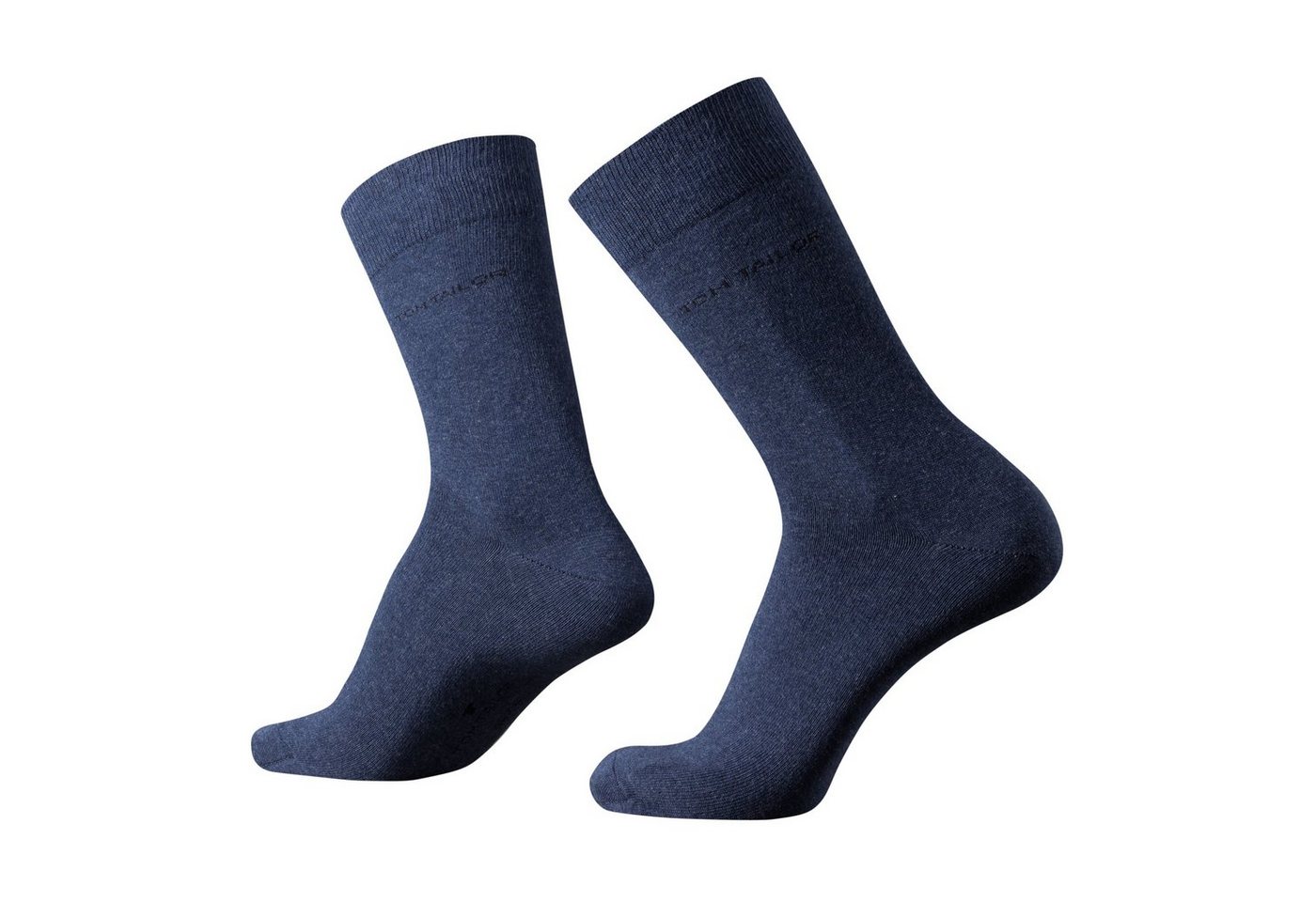 TOM TAILOR Basicsocken TT men basic socks 2er indigo melange 39-42 von TOM TAILOR