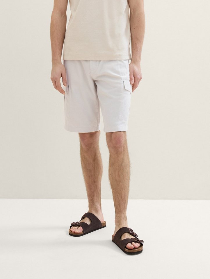 TOM TAILOR Bermudas Regular Cargoshorts mit Gürtel von TOM TAILOR