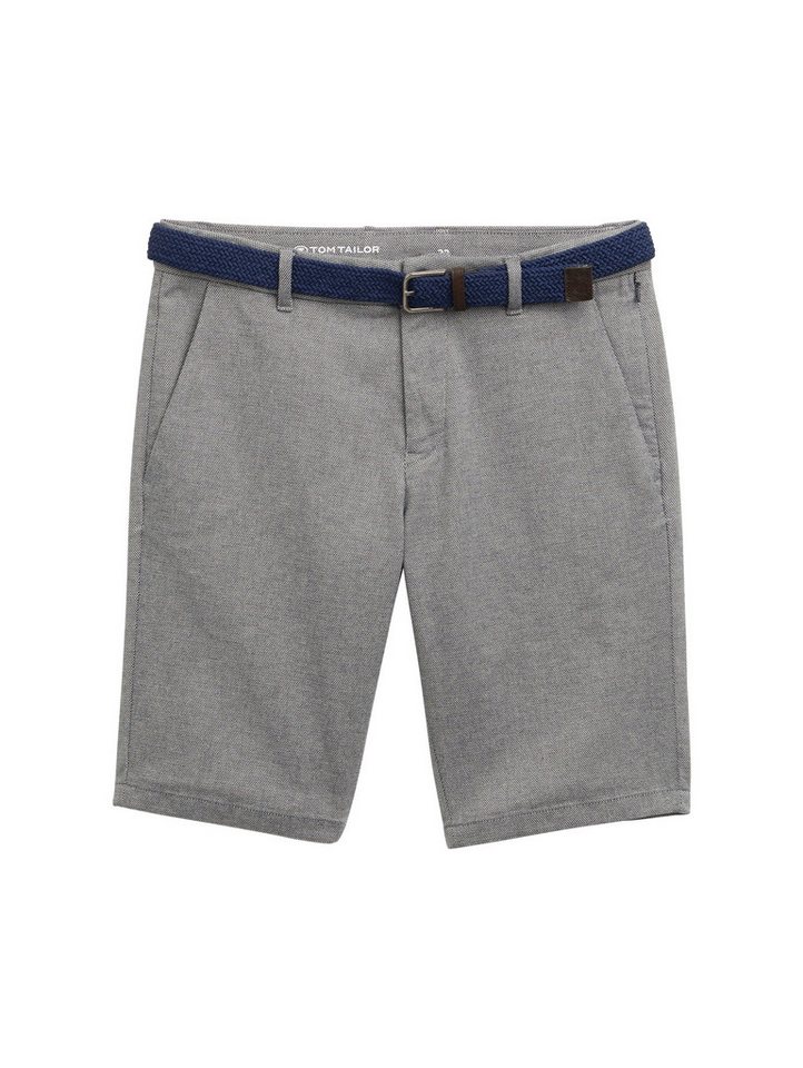 TOM TAILOR Bermudas Stretch Slim Chino Shorts mit Gürtel von TOM TAILOR