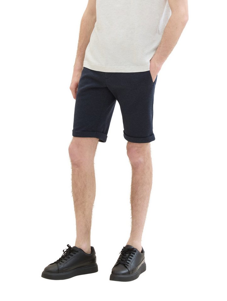 TOM TAILOR Bermudas Sommerhose mit Melange Optik von TOM TAILOR