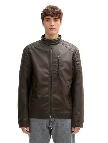 TOM TAILOR Blouson Jacke mit Kapuze im Stehkragen, sky captain blue, S von TOM TAILOR