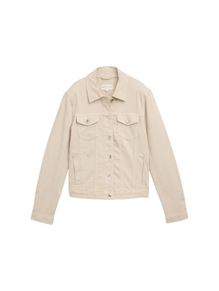 TOM TAILOR Blouson colored denim jacket sand stone beige von TOM TAILOR