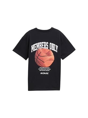 TOM TAILOR Bluse mit Muster, red Cut Leaves Design, 36 von TOM TAILOR