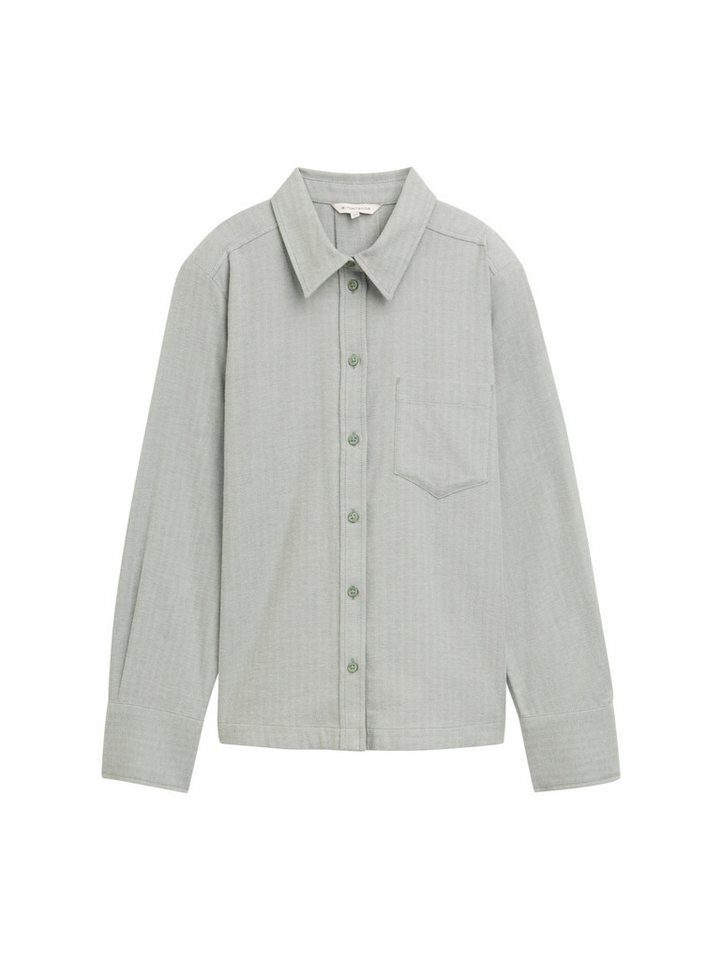 TOM TAILOR Blusenshirt blouse with herringbone fabric von TOM TAILOR
