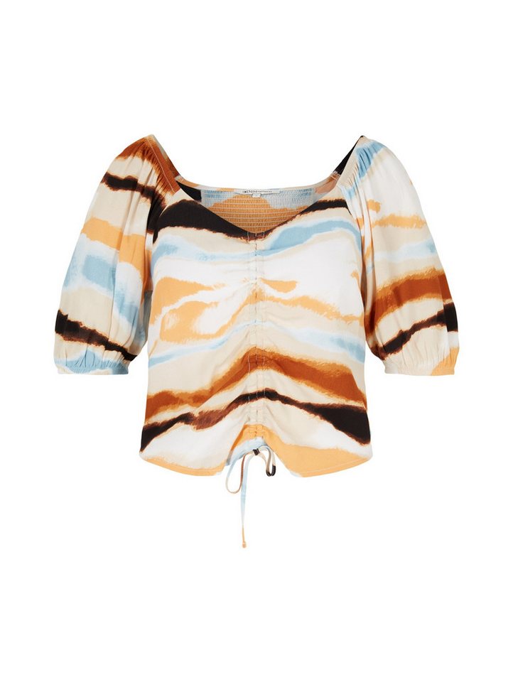 TOM TAILOR Blusenshirt cropped allover printed blouse von TOM TAILOR