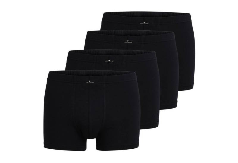 TOM TAILOR Boxer Herren Boxershort 4er Pack Baumwolle (Packung, 4er Pack) von TOM TAILOR