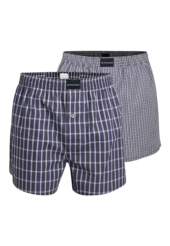 TOM TAILOR Boxershorts 2er Pack Web Boxer (DE/NL/SE/PL, Alphanumerisch, L, Regular, Regular, blau kariert) TOM TAILOR Boxershorts 2er Pack Web Boxer (DE/NL/SE/PL, Alphanumerisch, L, Regular, Regular, blau kariert) von TOM TAILOR