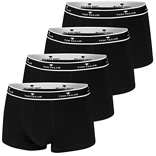 TOM TAILOR Boxershorts | 4er Pack (S, 4 x schwarz) von TOM TAILOR