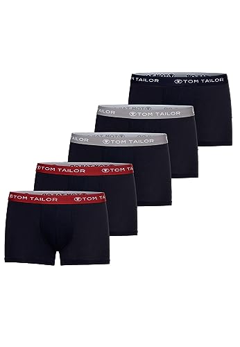 TOM TAILOR Boxershorts Herren 5er Pack Unterhosen – Herrenunterwäsche Gr. S - 3XL 5 von TOM TAILOR