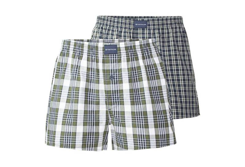 TOM TAILOR Boxershorts Herren Web-Boxershorts 2er Pack Baumwolle (Packung, 2er Pack) von TOM TAILOR