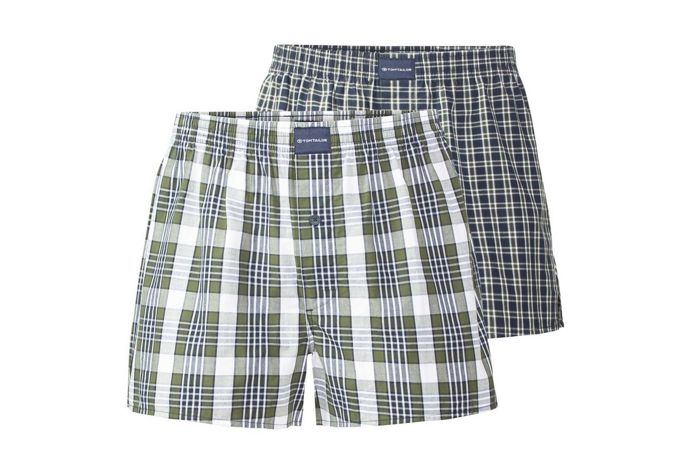 TOM TAILOR Boxershorts Herren Web-Boxershorts 2er Pack Baumwolle (Packung, 2er Pack) von TOM TAILOR