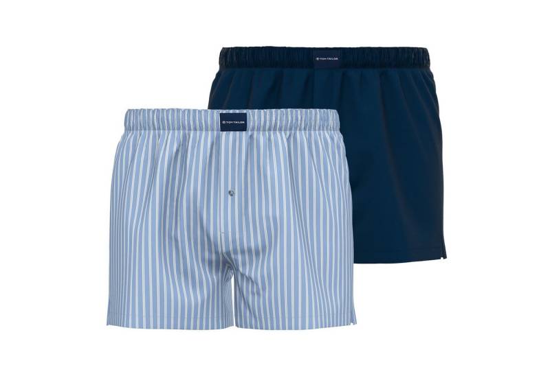 TOM TAILOR Boxershorts Herren Web-Boxershorts 2er Pack Baumwolle (Packung, 2er Pack) von TOM TAILOR