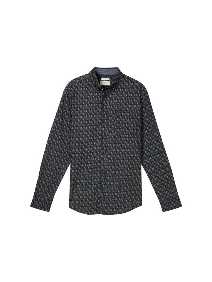 TOM TAILOR Langarmhemd Langarm Business Hemd für Herren (1-tlg) von TOM TAILOR