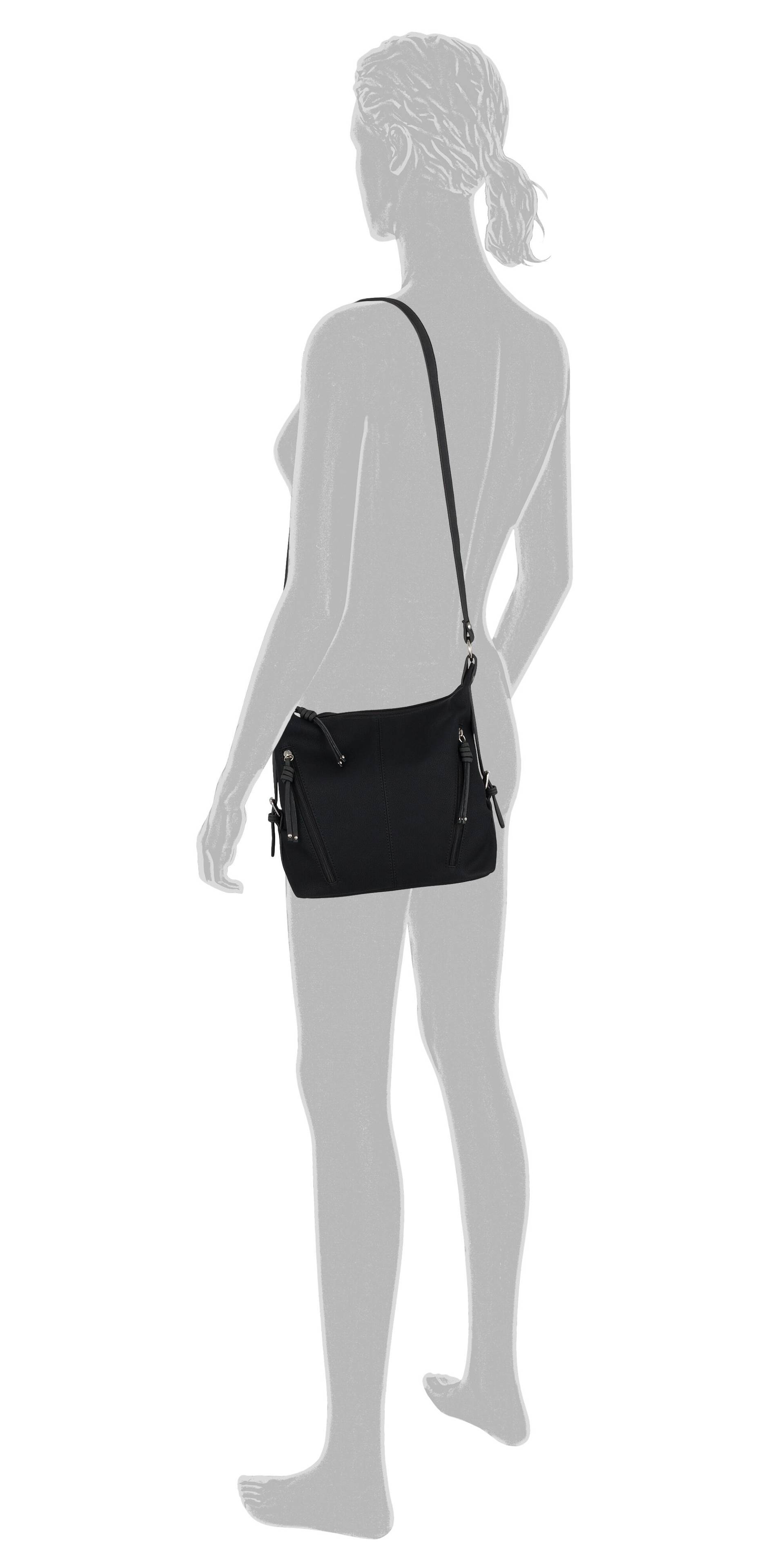 TOM TAILOR - CAIA Cross bag M, black black von TOM TAILOR