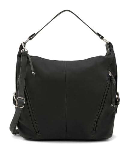 TOM TAILOR Caia Damen Hobo Bag Schultertasche Mittelgroß Schwarz von TOM TAILOR