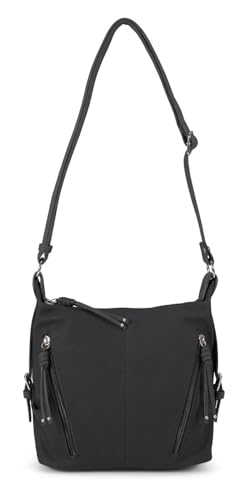 TOM TAILOR Caia Damen Umhängetasche Crossbody Bag Mittelgroß Schwarz TOM TAILOR Caia Damen Umhängetasche Crossbody Bag Mittelgroß Schwarz von TOM TAILOR