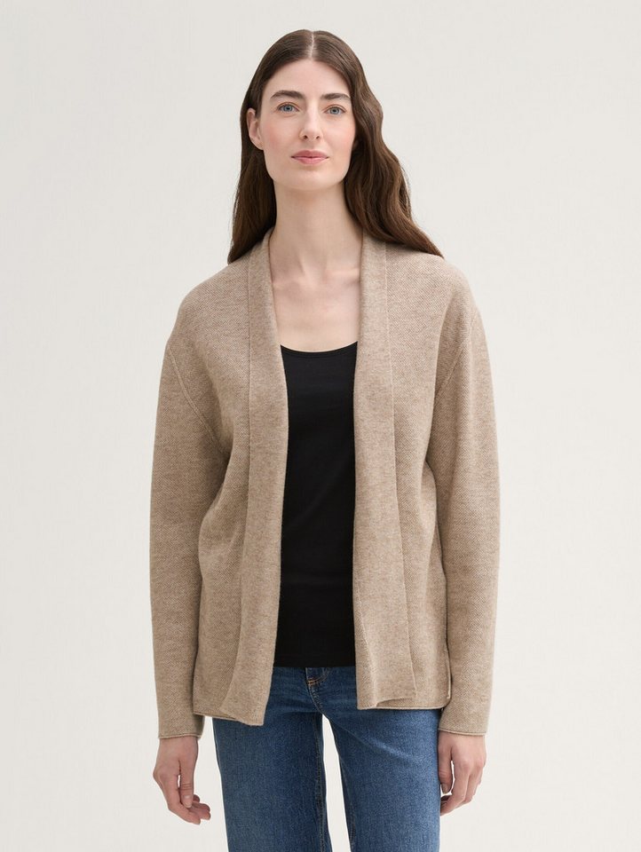 TOM TAILOR Cardigan Cardigan aus weichem Strickmaterial Cardigan aus weichem Strickmaterial von TOM TAILOR