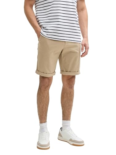 TOM TAILOR Cargo Shorts mit Taschen, Blue Triangle Print, 38 von TOM TAILOR