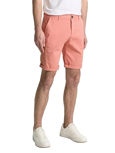 TOM TAILOR Cargo Shorts mit Taschen, beige Triangle Print, 32 von TOM TAILOR