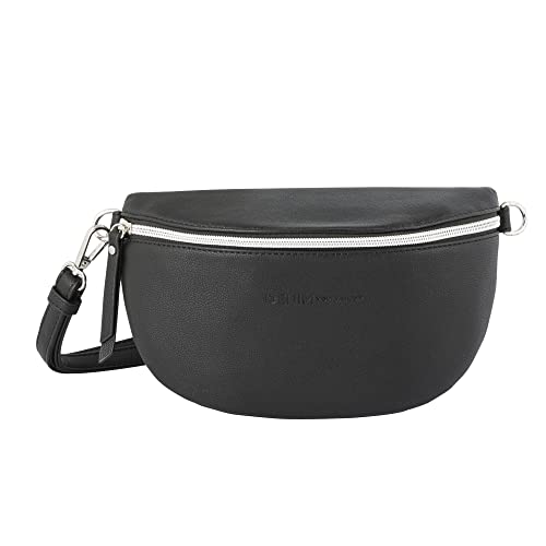 TOM TAILOR Denim Rosie Damen Gürteltasche Bauchtasche Klein Schwarz von TOM TAILOR Denim