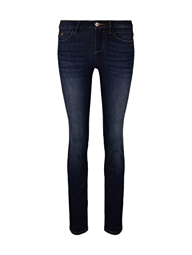 TOM TAILOR Damen 1002545 Alexa Slim Jeans, 10282 - Dark Stone Wash Denim, 30W / 30L EU von TOM TAILOR