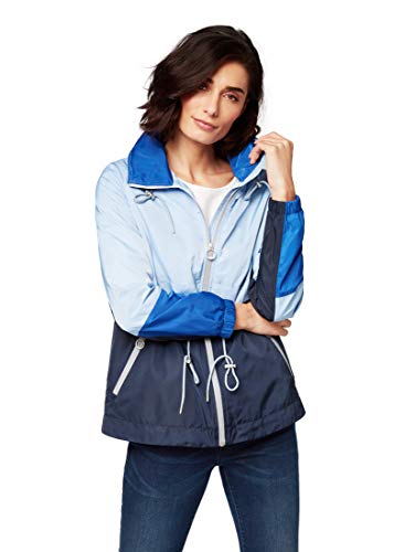 TOM TAILOR Damen 1007978 Jacke, Blau (Shiny Royal 14531) , S von TOM TAILOR