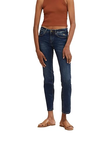 TOM TAILOR Damen Alexa Straight Jeans, 10281 - Mid Stone Wash Denim, 27W / 32L von TOM TAILOR