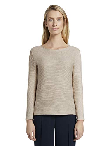 TOM TAILOR Damen 1016503 Pullover, 10668-sky Captain Blue, 46 von TOM TAILOR