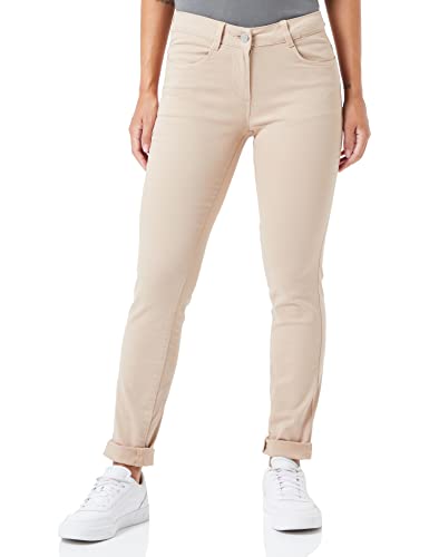 TOM TAILOR Damen 1021692 Alexa Slim Hose, 26353 - Messy Beige, 32W / 32L von TOM TAILOR