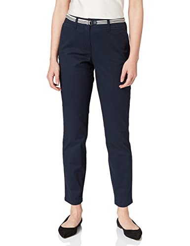 TOM TAILOR Damen Chino Slim Hose 1024233, 10668 - Sky Captain Blue, 34W / 30L von TOM TAILOR