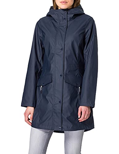 TOM TAILOR Damen 1024461 Basic Regenjacke, 10668-Sky Captain Blue, L von TOM TAILOR