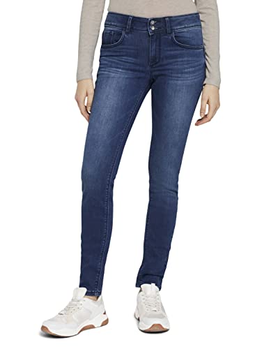 TOM TAILOR Damen 1024688 Alexa Skinny Jeans, 10282 - Dark Stone Wash Denim, 33W / 32L EU von TOM TAILOR