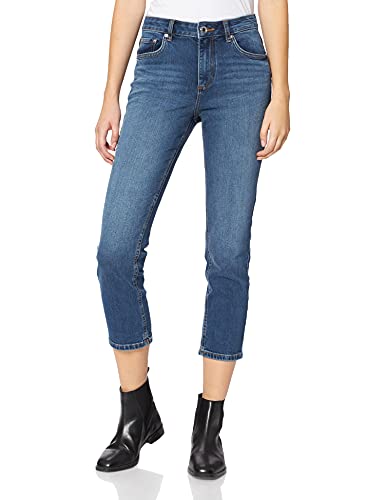 TOM TAILOR Damen Kate Straight Jeans, 10113 - Clean Mid Stone Blue Denim, 26W / 28L von TOM TAILOR