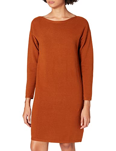 TOM TAILOR Damen 1029012 Strickkleid, 28318-Gingerbread Brown, 38 von TOM TAILOR