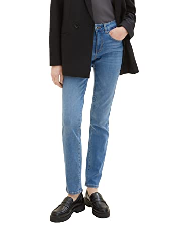 TOM TAILOR Damen 1030588 Alexa Slim Jeans, 10151 - Light Stone Bright Blue Denim, 25W / 30L von TOM TAILOR