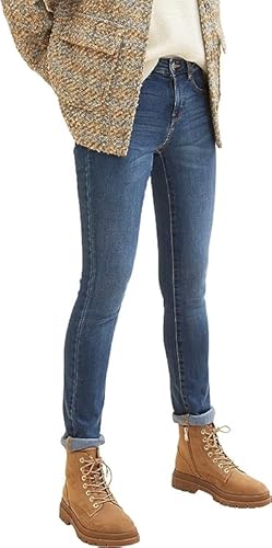 TOM TAILOR Damen 1030588 Alexa Slim Jeans, 10281 - Mid Stone Wash Denim, 25W / 30L von TOM TAILOR